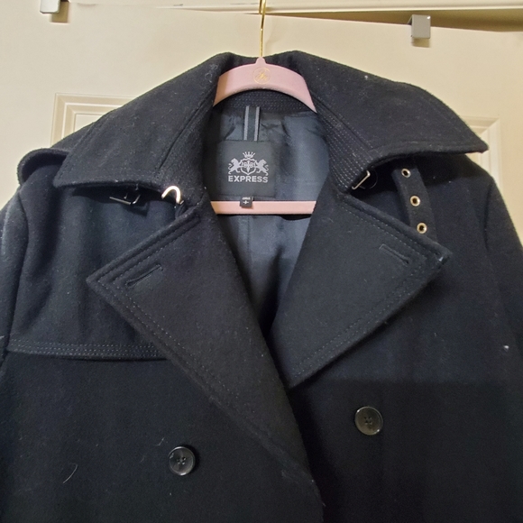 Zara Jackets & Coats Zara Peacoat Poshmark